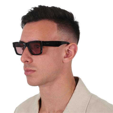 Prada PR 25ZS Rectangle Sunglasses 